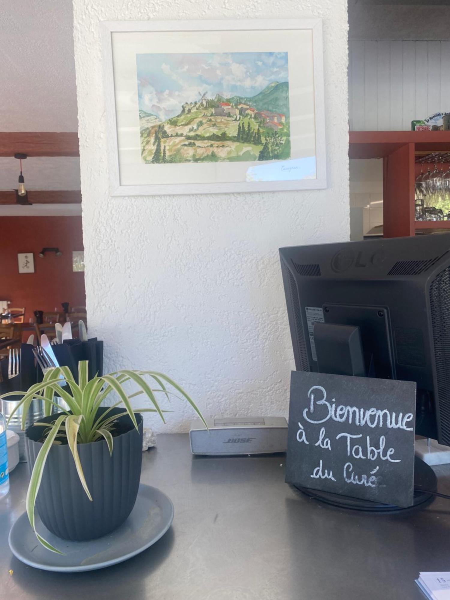 Auberge La Table Du Cure Cucugnan Bagian luar foto